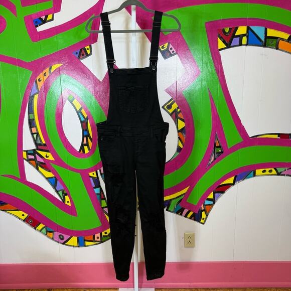 KanCan Black Jumpsuit  Full-Length Design. Distressed. Size XS. Excellent cond! - Picture 1 of 9